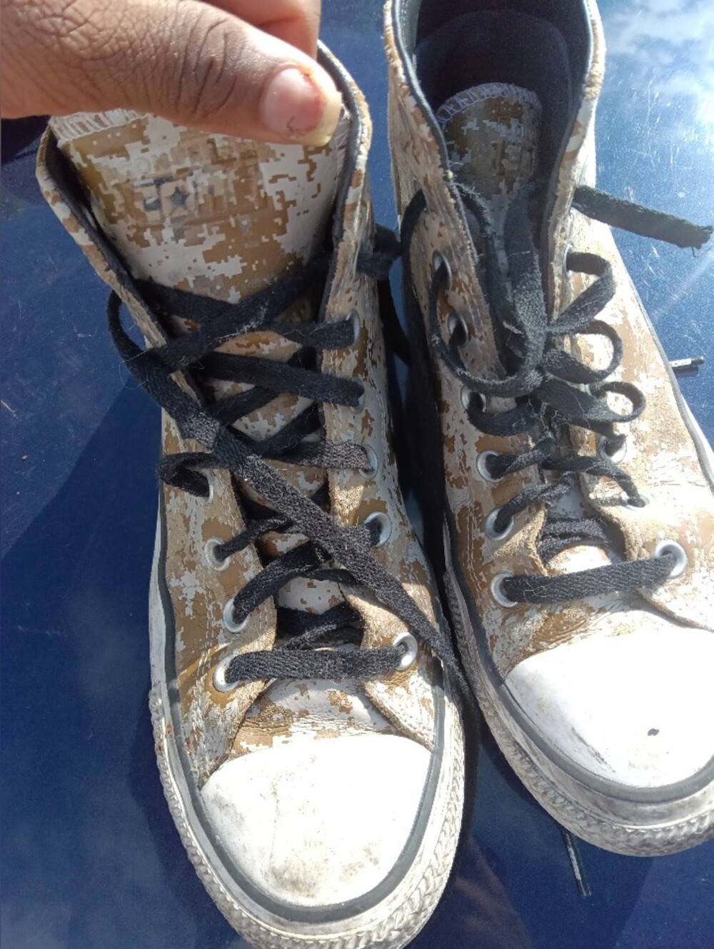 Converse Chuck Taylor All Star Pro High Top Camo Khaki Mens Size 7.5 women's siz